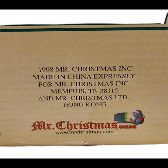 Mr. Christmas Lighted Revolving Village Silhouettes Ceramic Small Church 1998 - Picture 9 of 9